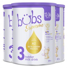 【澳洲直邮】贝儿BUBS A2 β-酪蛋白 婴幼儿宝宝3段牛奶粉 3罐
